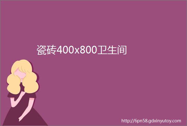 瓷砖400x800卫生间